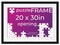 Black Wood Puzzle Frame Kit with Glue Sheets, White Mat, Backing, UV Acrylic - Available in 20 Popular Sizes